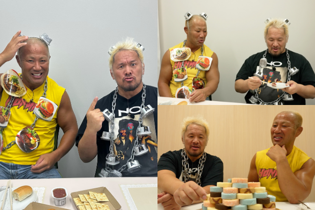 真壁選手・本間選手ツーショット